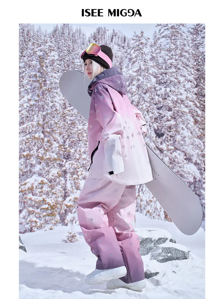 [Sunset Powder Cross] Ski Suit Men's And Women's Models