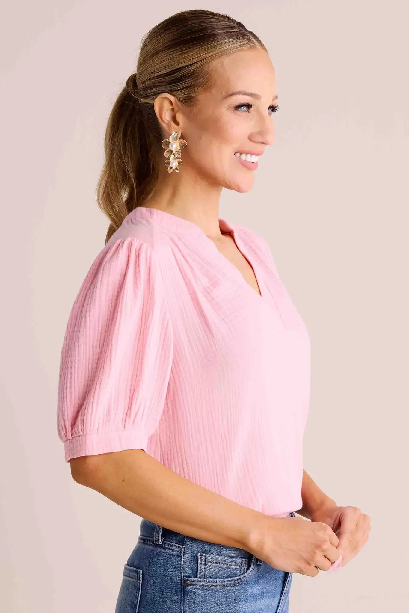 Tammy Top- Light Pink