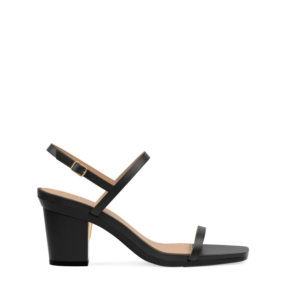 The Miranda - Coal Leather 3 Block