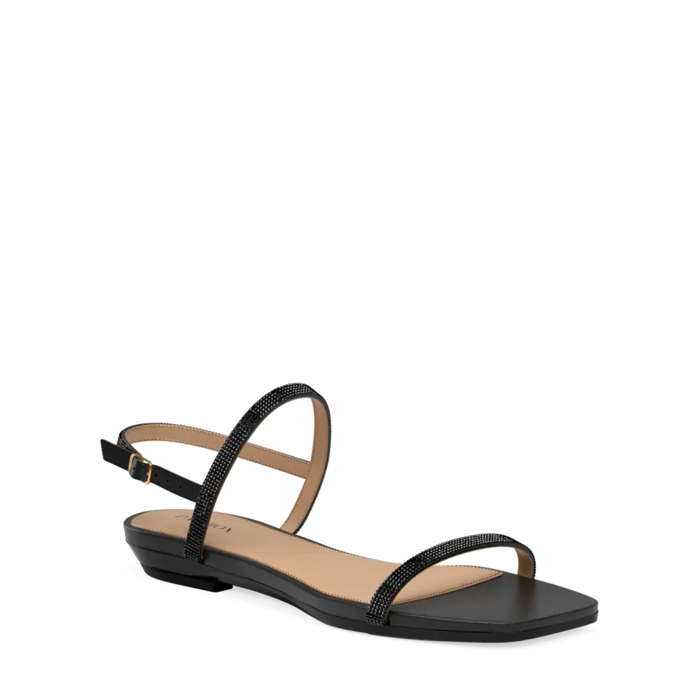 The Miranda - Coal Rhinestone 3 Stiletto