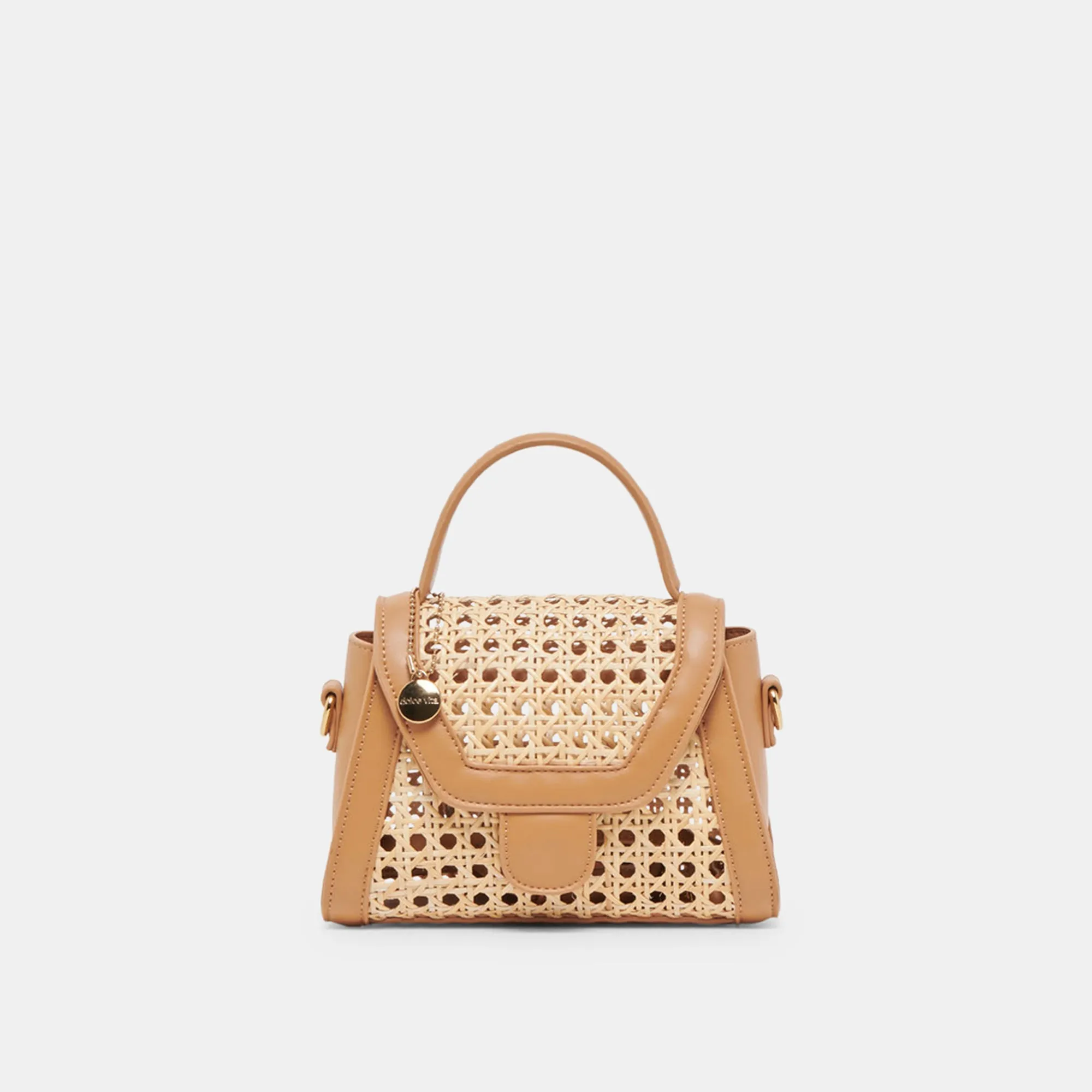 TROPEZ CROSSBODY CAMEL NATURAL CANE