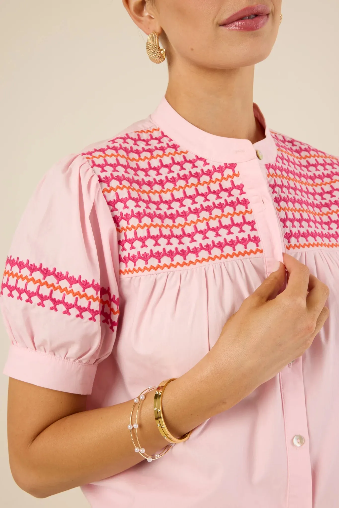 Trudy Top- Pink