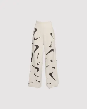W WIDE LEG KNIT PHOENIX COZY BOUCLÉ PANTS LT OREWOOD