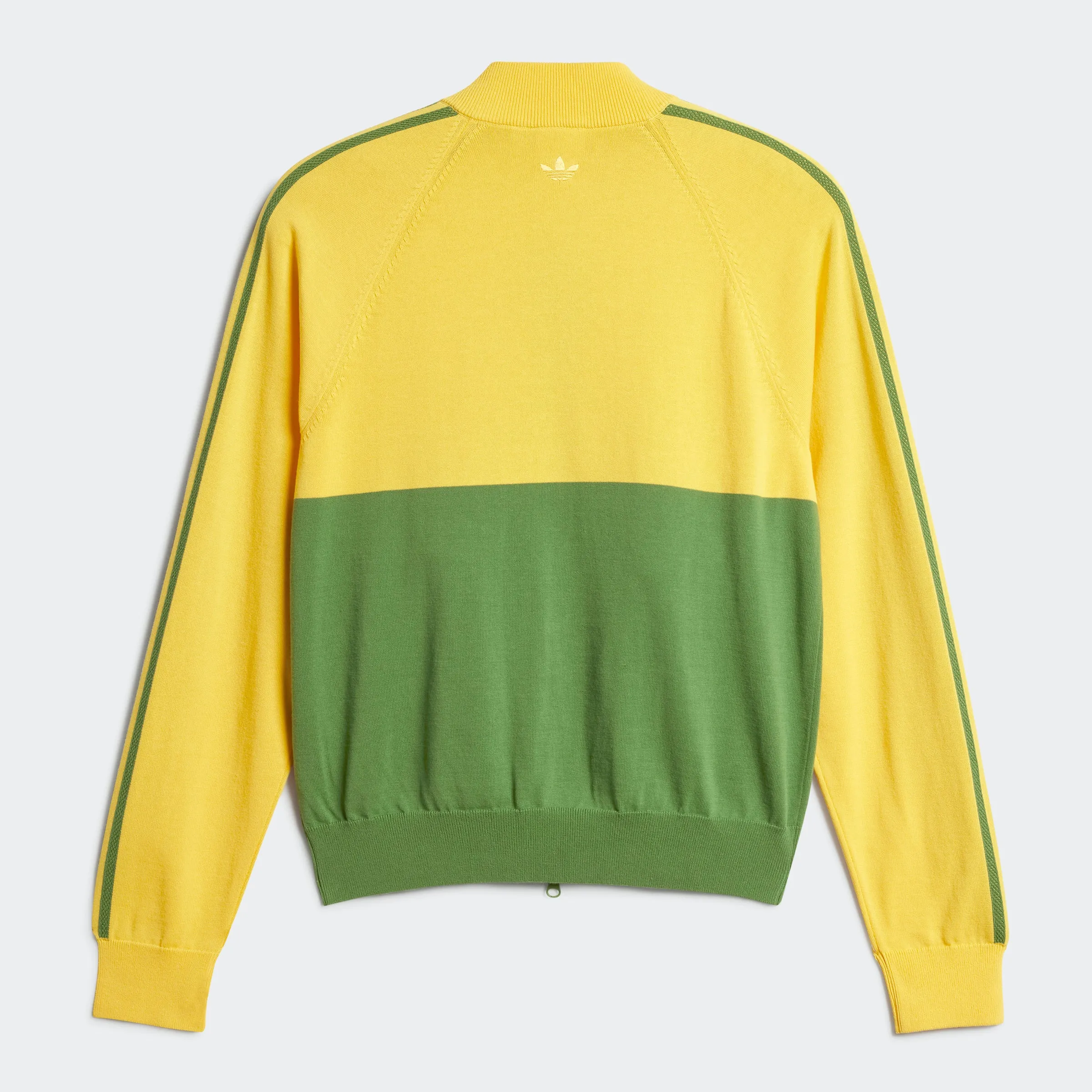 Wales Bonner Nylon Knit Track Top Bold Gold / Crew Green