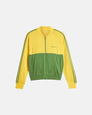 Wales Bonner Nylon Knit Track Top Bold Gold / Crew Green