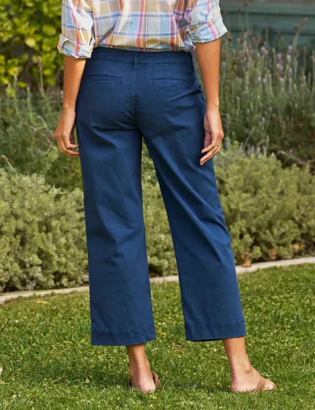 Westport Italian Wide Leg Chino Navy