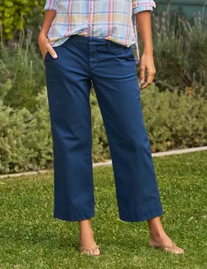 Westport Italian Wide Leg Chino Navy