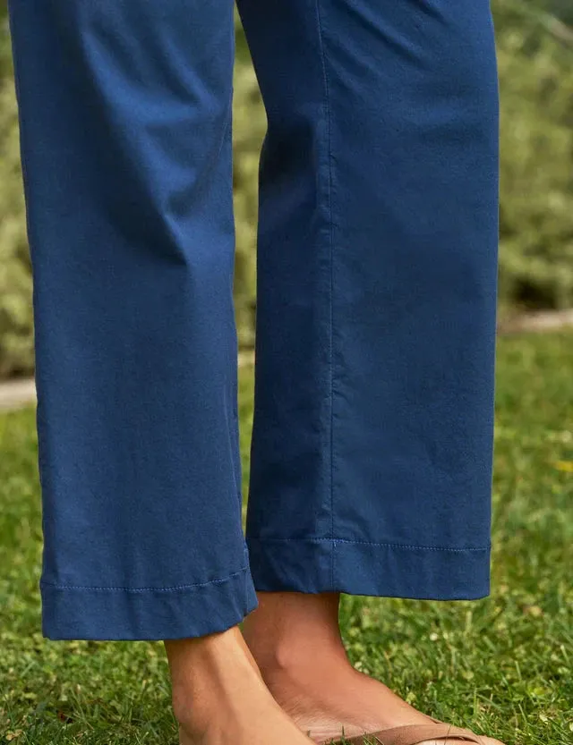 Westport Italian Wide Leg Chino Navy