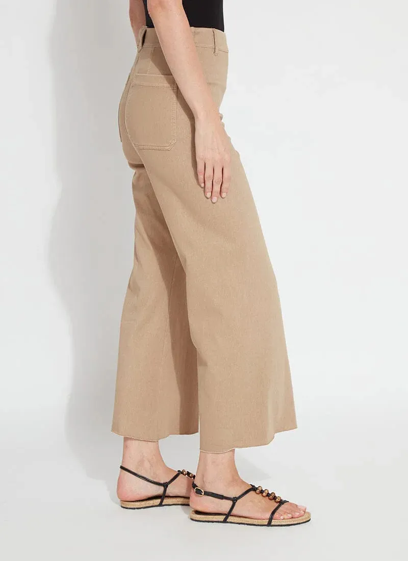 Wide Leg Denim - Tanned