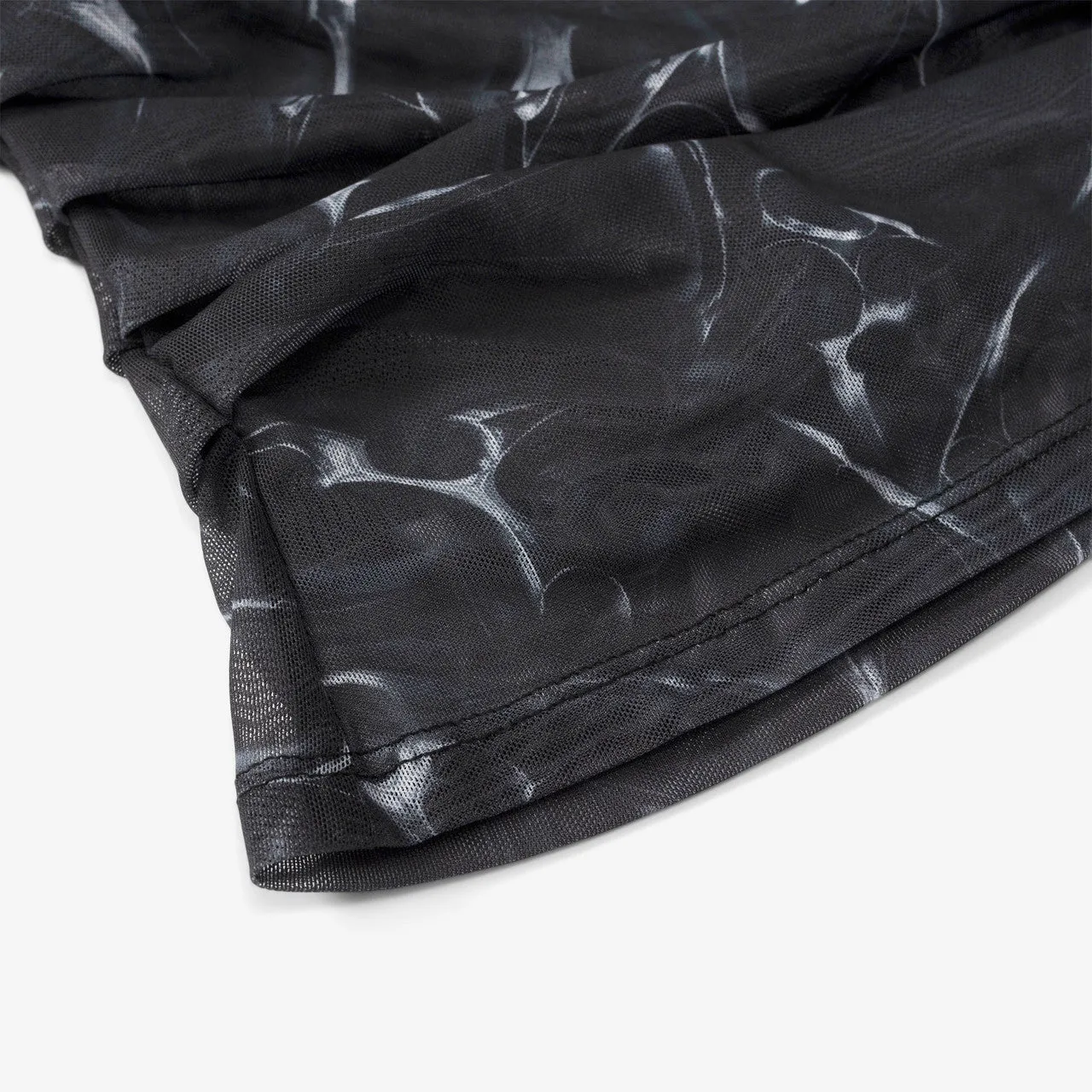 Wmns Printed Mesh Plated Long Sleeve