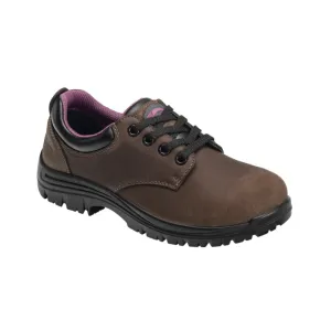 Women's Foreman Oxford Composite Toe - Brown (B Width)