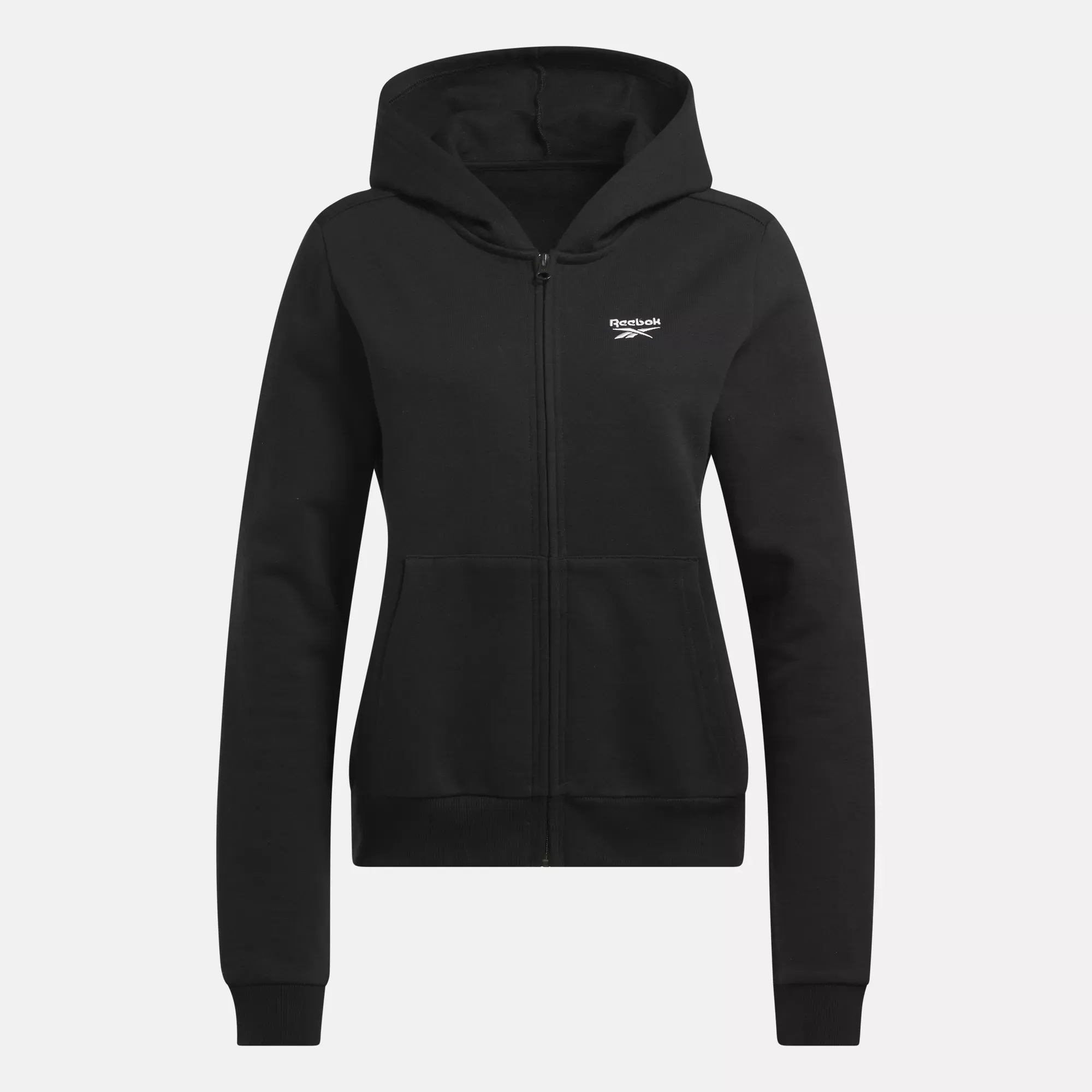 Women's Reebok Identity Small Logo Fleece Full-Zip Hoodie