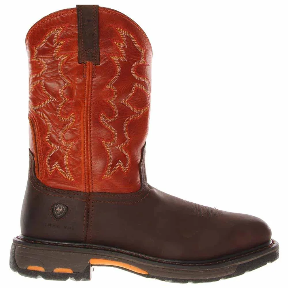 Workhog 13 inch Embroidered Electrical Hazard Steel Toe Work Boots