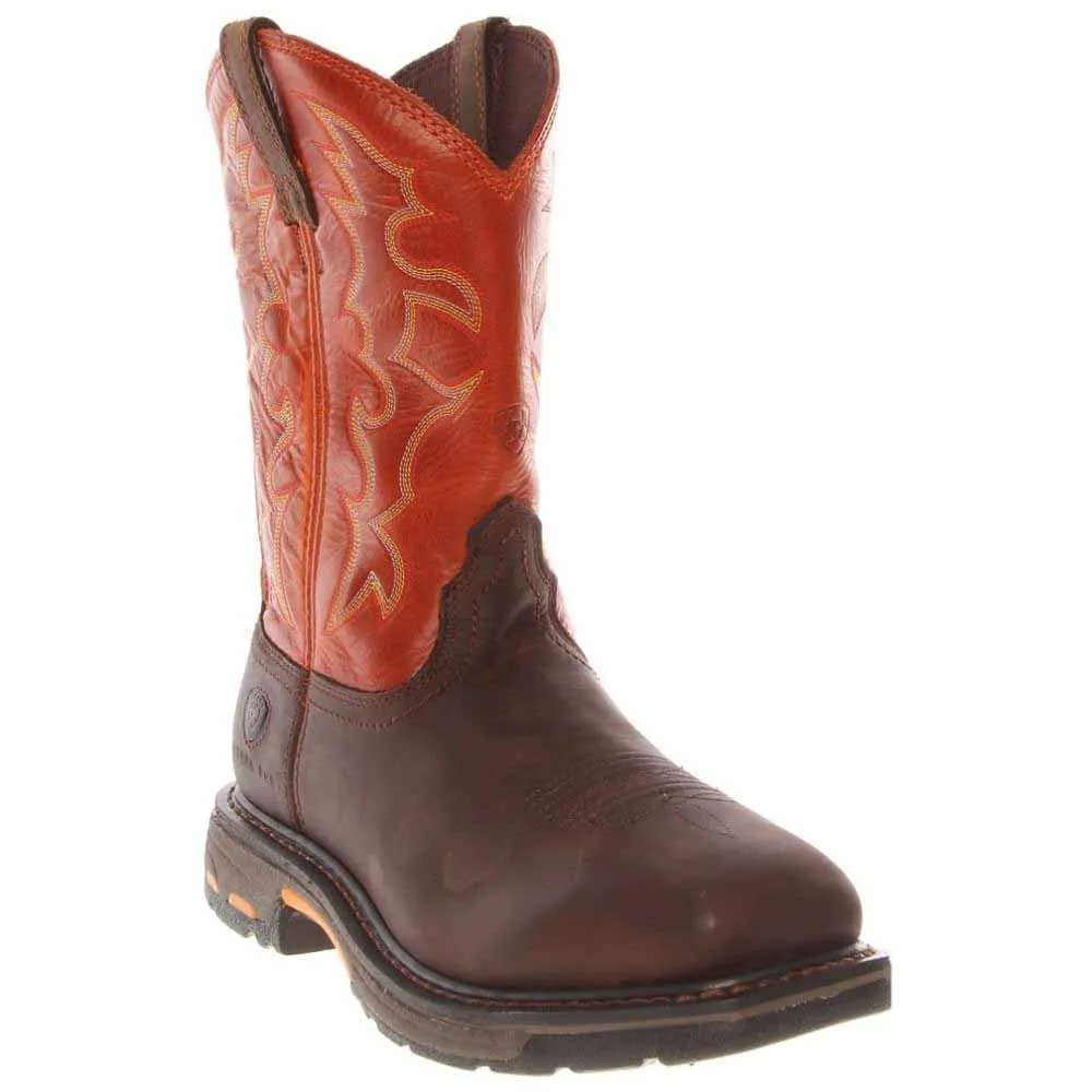Workhog 13 inch Embroidered Electrical Hazard Steel Toe Work Boots