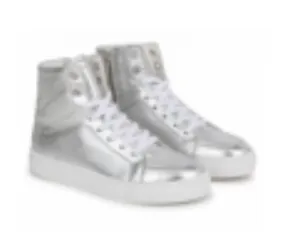 Zadig & Voltaire Silver Hi Top Sneaker