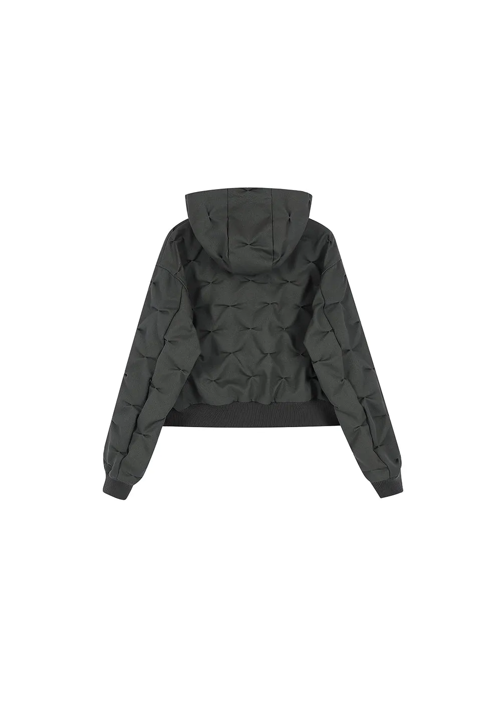 ZOZOKILLA - J130 Pleated Profile Hooded Jacket